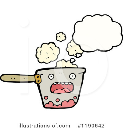 Royalty-Free (RF) Cooking Pot Clipart Illustration by lineartestpilot - Stock Sample #1190642