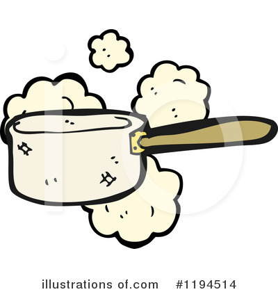 Royalty-Free (RF) Cooking Pot Clipart Illustration by lineartestpilot - Stock Sample #1194514