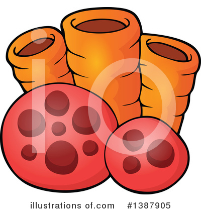 Royalty-Free (RF) Coral Clipart Illustration by visekart - Stock Sample #1387905