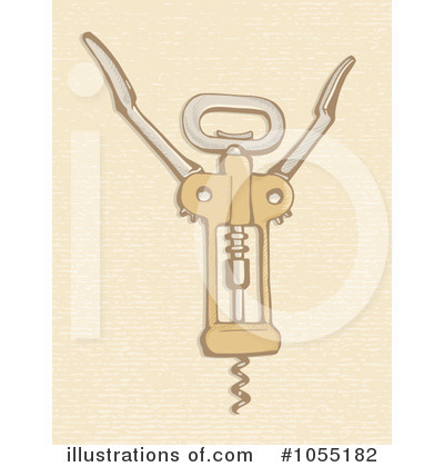 Royalty-Free (RF) Corkscrew Clipart Illustration by Any Vector - Stock Sample #1055182
