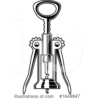 Royalty-Free (RF) Corkscrew Clipart Illustration by Vector Tradition SM - Stock Sample #1648847
