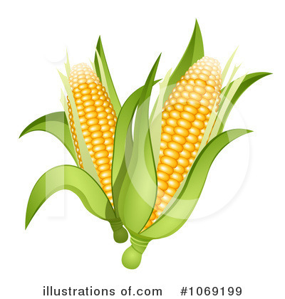 Royalty-Free (RF) Corn Clipart Illustration by Oligo - Stock Sample #1069199