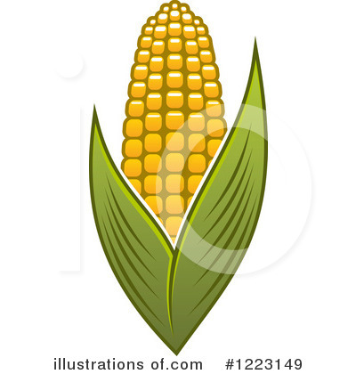 Royalty-Free (RF) Corn Clipart Illustration by Vector Tradition SM - Stock Sample #1223149