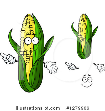 Royalty-Free (RF) Corn Clipart Illustration by Vector Tradition SM - Stock Sample #1279966