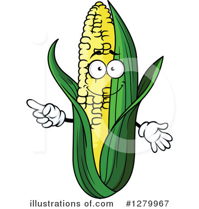 Royalty-Free (RF) Corn Clipart Illustration by Vector Tradition SM - Stock Sample #1279967