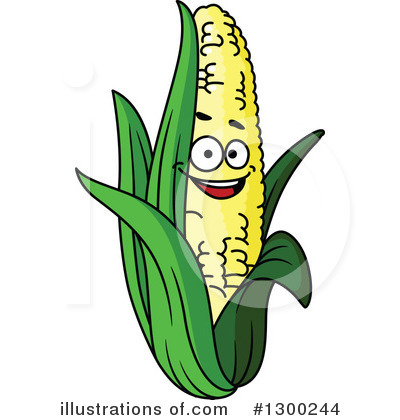 Royalty-Free (RF) Corn Clipart Illustration by Vector Tradition SM - Stock Sample #1300244