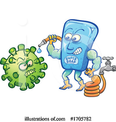Royalty-Free (RF) Coronavirus Clipart Illustration by Zooco - Stock Sample #1705782