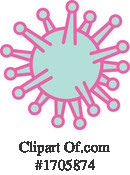 Coronavirus Clipart #1705874 by patrimonio