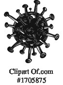 Coronavirus Clipart #1705875 by patrimonio