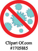 Coronavirus Clipart #1705885 by patrimonio