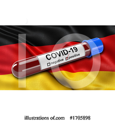 German Flag Clipart #1705898 by stockillustrations