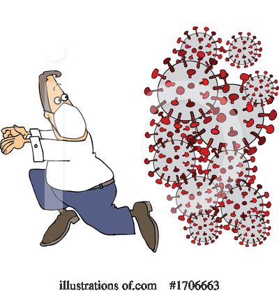 Royalty-Free (RF) Coronavirus Clipart Illustration by djart - Stock Sample #1706663