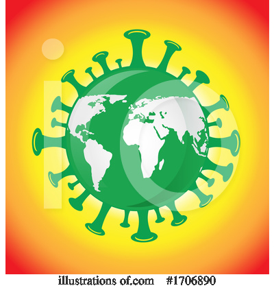 Royalty-Free (RF) Coronavirus Clipart Illustration by Domenico Condello - Stock Sample #1706890