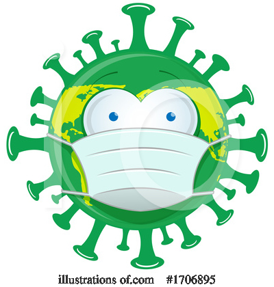 Royalty-Free (RF) Coronavirus Clipart Illustration by Domenico Condello - Stock Sample #1706895