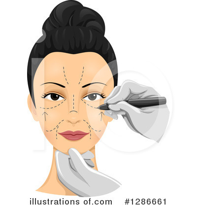 Royalty-Free (RF) Cosmetic Surgery Clipart Illustration by BNP Design Studio - Stock Sample #1286661