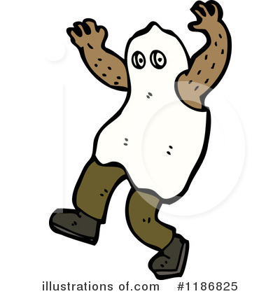 Ghost Costume Clipart #1186825 by lineartestpilot