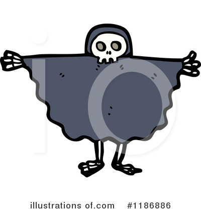 Skull Costume Clipart #1186886 by lineartestpilot