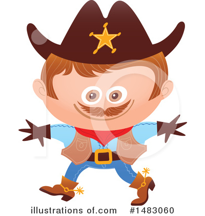 Cowboy Clipart #1483060 by Zooco