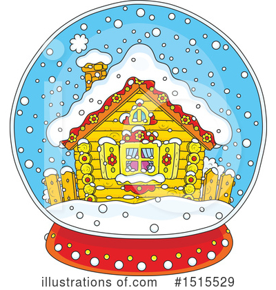 Snow Globe Clipart #1515529 by Alex Bannykh