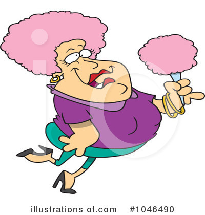 Royalty-Free (RF) Cotton Candy Clipart Illustration by toonaday - Stock Sample #1046490