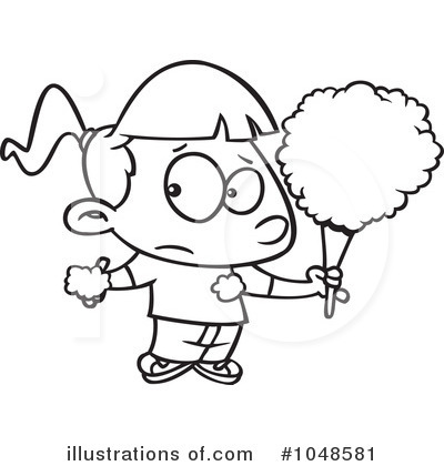 Royalty-Free (RF) Cotton Candy Clipart Illustration by toonaday - Stock Sample #1048581