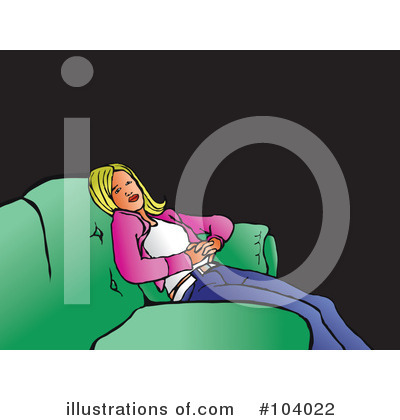 Royalty-Free (RF) Couch Clipart Illustration by Prawny - Stock Sample #104022