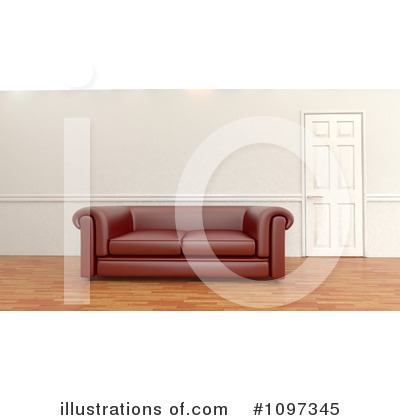 Royalty-Free (RF) Couch Clipart Illustration by KJ Pargeter - Stock Sample #1097345