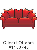 Couch Clipart #1163740 by Lal Perera