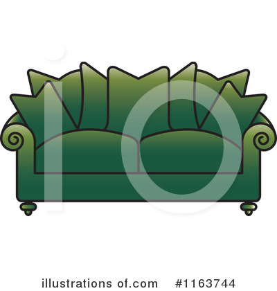 Couch Clipart #1163744 by Lal Perera