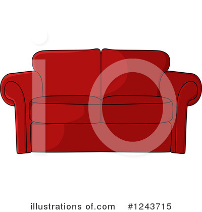 Royalty-Free (RF) Couch Clipart Illustration by Vector Tradition SM - Stock Sample #1243715