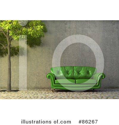 Royalty-Free (RF) Couch Clipart Illustration by Mopic - Stock Sample #86267