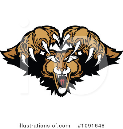Royalty-Free (RF) Cougar Clipart Illustration by Chromaco - Stock Sample #1091648