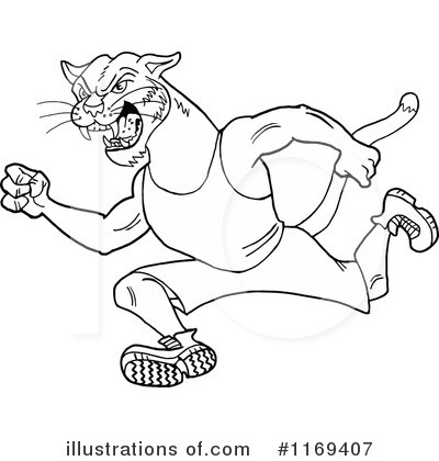 Cougar Clipart #1169407 by LaffToon