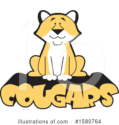 Cougar Clipart #1580764 by Johnny Sajem
