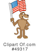 Cougar Mascot Clipart #49317 by Mascot Junction