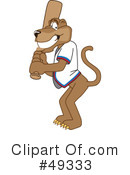 Cougar Mascot Clipart #49333 by Mascot Junction