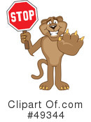 Cougar Mascot Clipart #49344 by Toons4Biz