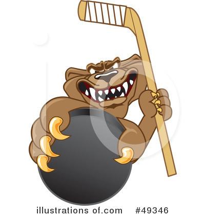 Cougar School Mascot Clipart #49346 by Toons4Biz