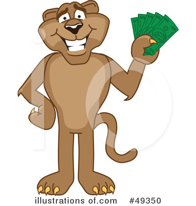 Cougar School Mascot Clipart #49350 by Toons4Biz