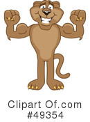 Cougar Mascot Clipart #49354 by Mascot Junction