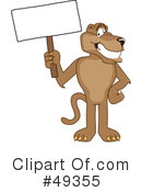 Cougar Mascot Clipart #49355 by Mascot Junction