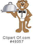 Cougar Mascot Clipart #49357 by Mascot Junction