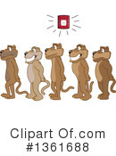 Cougar School Mascot Clipart #1361688 by Mascot Junction