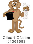 Cougar School Mascot Clipart #1361693 by Mascot Junction