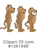 Cougar School Mascot Clipart #1361695 by Mascot Junction