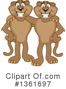 Cougar School Mascot Clipart #1361697 by Mascot Junction