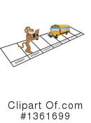 Cougar School Mascot Clipart #1361699 by Mascot Junction