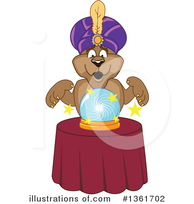 Royalty-Free (RF) Cougar School Mascot Clipart Illustration by Mascot Junction - Stock Sample #1361702