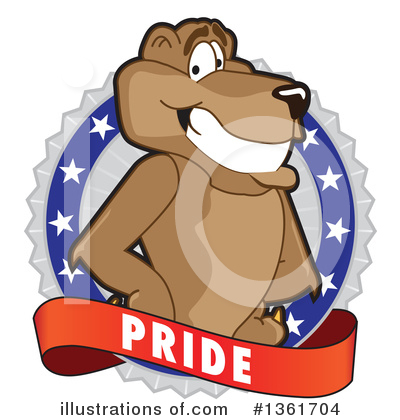 Cougar School Mascot Clipart #1361704 by Toons4Biz