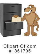 Cougar School Mascot Clipart #1361705 by Mascot Junction